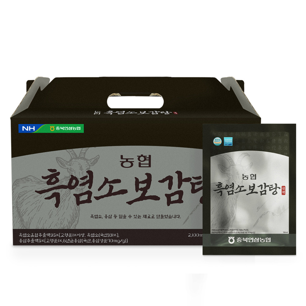 [충북인삼농협] 흑염소보감탕 70ml x 30포